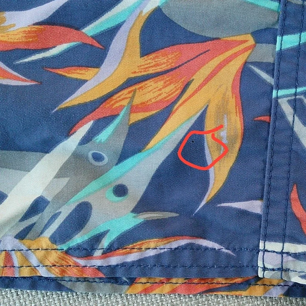 Patagonia Board Shorts Mens 28 Blue Bird of Paradise Marlin STY86620SP16